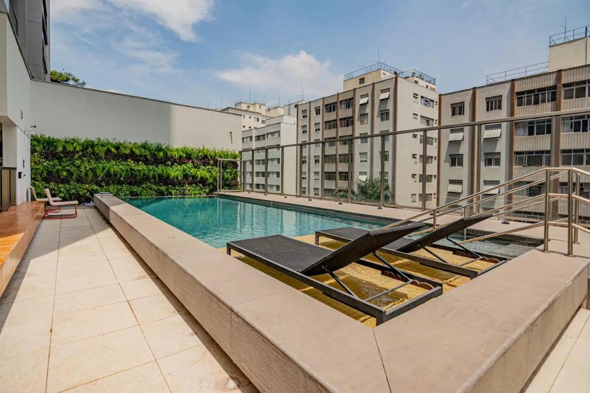 Estudio Moderno - Vila Madalena Sao Paulo Bagian luar foto